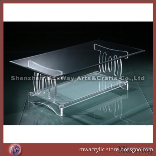Tansparent Stable Acrylic/Perspex Dining Table